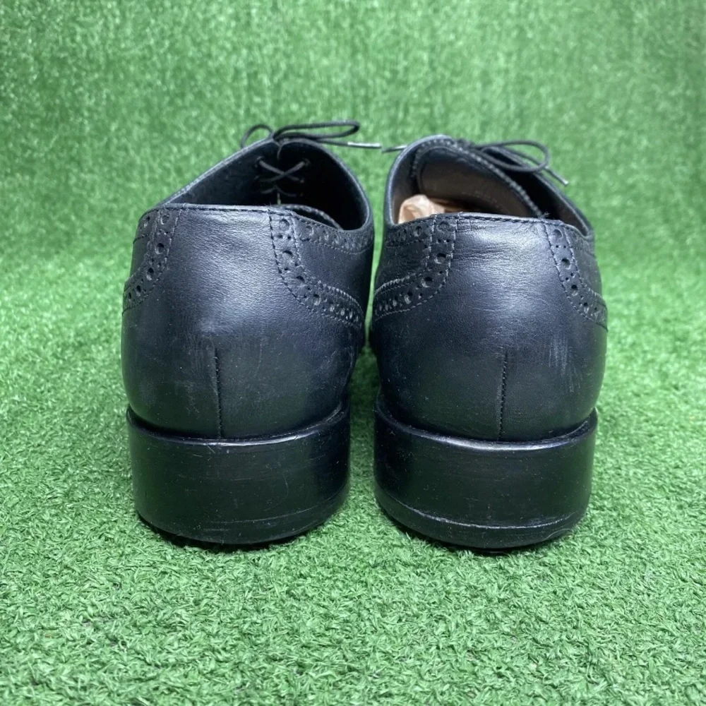 Cole Haan Air‎ Madison Mens Black Leather Wingtip Lace-Up Oxfords C10145 Size 11